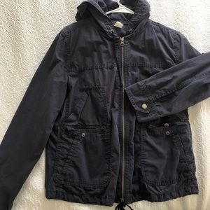 JCrew Hooded Utility Jacket